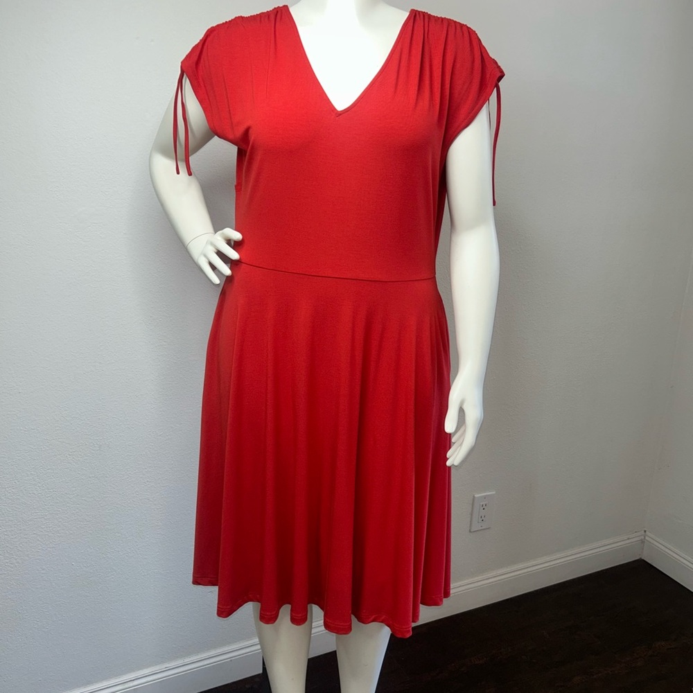 Betabrand Hot Lava Jersey Dress sz XL  NWOT